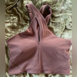 LULULEMON Align Keyhole Halter Tank Top Brown NWOT Women’s 4